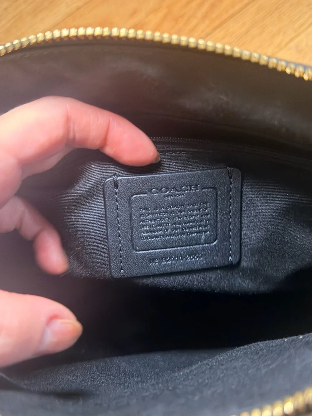 Coach Mini Sierra Satchel - Black Leather Gold Hardware
